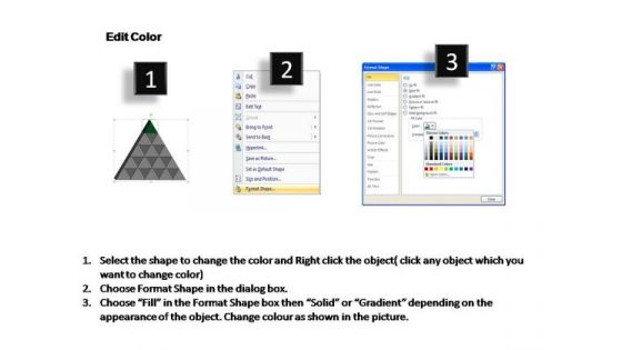 PowerPoint Slide Designs Teamwork Triangle Process Ppt Template
