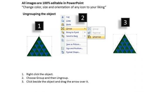PowerPoint Slide Designs Triangle Process Chart Ppt Template