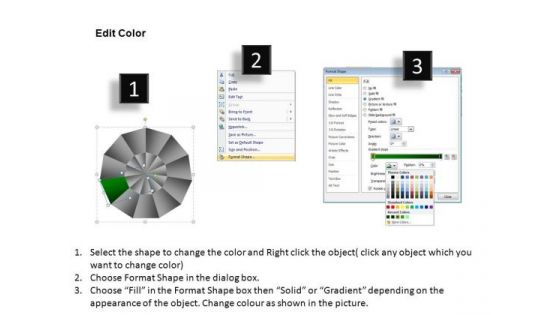 PowerPoint Slide Download Pie Chart Ppt Template