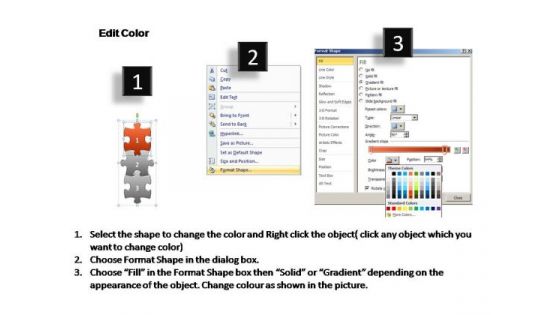 PowerPoint Slide Editable Business Puzzle Graph Ppt Themes