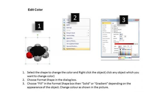 PowerPoint Slide Education Circular Puzzle Ppt Slides