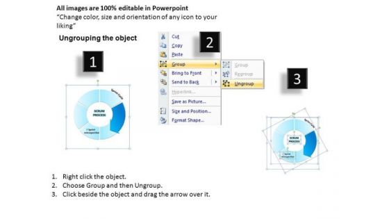 PowerPoint Slide Executive Leadership Scrum Process Ppt Presentation Designs