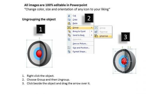 PowerPoint Slide Executive Success Targets Core Diagram Ppt Theme