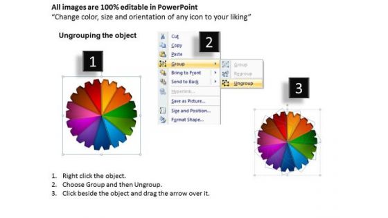 PowerPoint Slide Gear Process Diagram Ppt Design Slides
