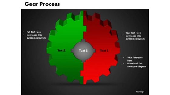 PowerPoint Slide Gear Success Ppt Template