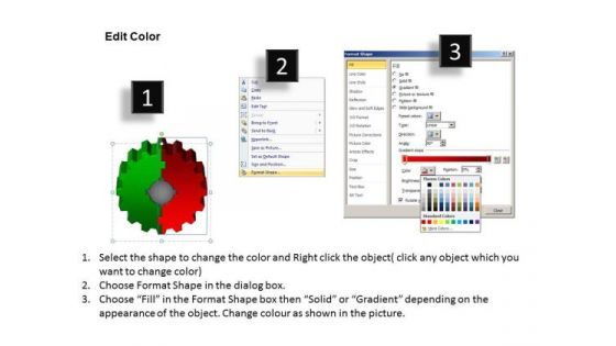 PowerPoint Slide Gear Success Ppt Template