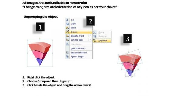 PowerPoint Slide Global Business 3 Steps Pyramid Ppt Design Slides