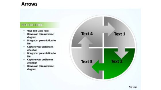 PowerPoint Slide Global Business Arrows Ppt Design