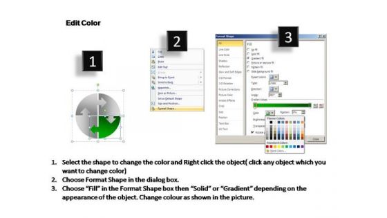PowerPoint Slide Global Business Arrows Ppt Design