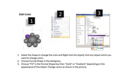 PowerPoint Slide Global Circular Puzzle Ppt Slide
