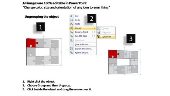 PowerPoint Slide Global Puzzle Process Ppt Design