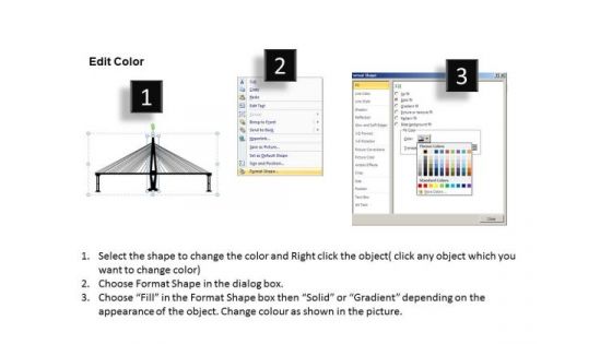 PowerPoint Slide Graphic Bridge Chart Ppt Process