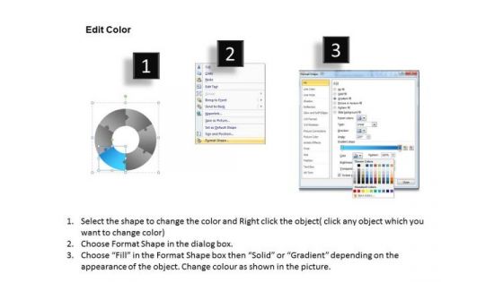 PowerPoint Slide Growth Circular Puzzle Ppt Process