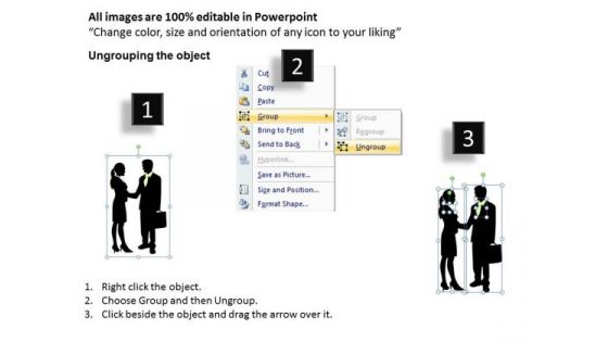 PowerPoint Slide Image Certified Handshake Ppt Template
