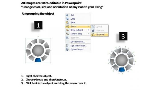 PowerPoint Slide Image Donut With Core Ppt Themes