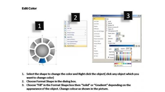 PowerPoint Slide Image Donut With Core Ppt Themes