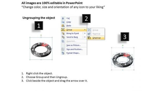 PowerPoint Slide Layout Company Circular Process Ppt Theme