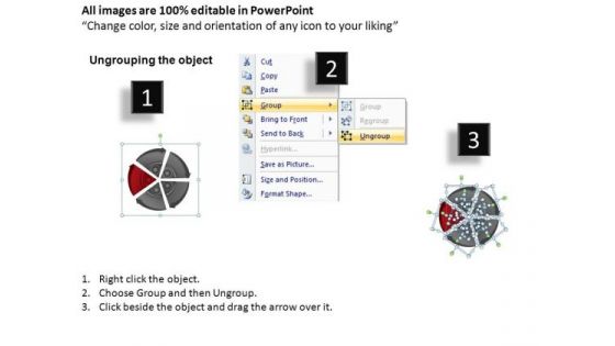 PowerPoint Slide Layout Diagram Circular Wheel Ppt Template