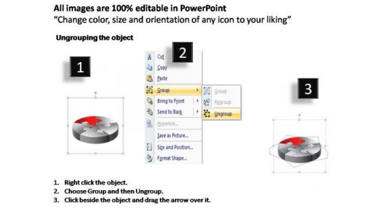 PowerPoint Slide Layout Global Circular Arrow Ppt Template