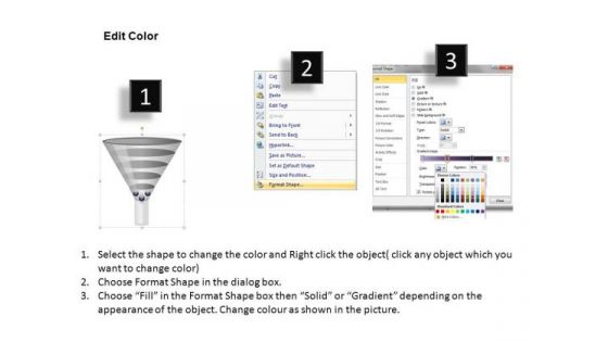PowerPoint Slide Layout Global Funnel Diagram Ppt Template