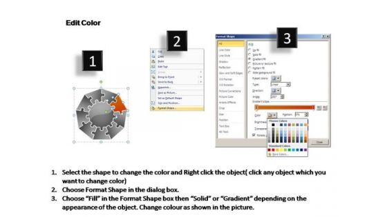 PowerPoint Slide Layout Global Jigsaw Format Ppt Themes
