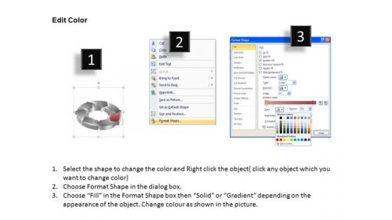 PowerPoint Slide Layout Image Circular Arrows Ppt Template