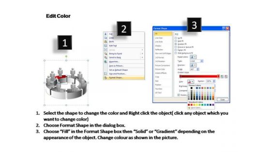 PowerPoint Slide Layout Success Circular Ppt Templates
