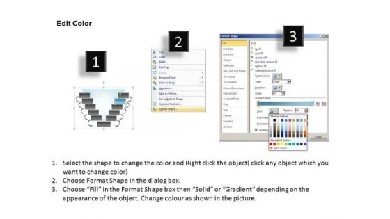 PowerPoint Slide Layout Success V Diagram Ppt Theme