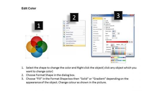 PowerPoint Slide Layout Success Venn Diagram Ppt Slides