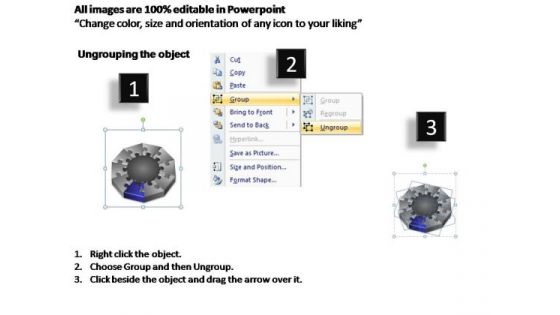 PowerPoint Slide Layout Teamwork Puzzle Business Ppt Backgrounds