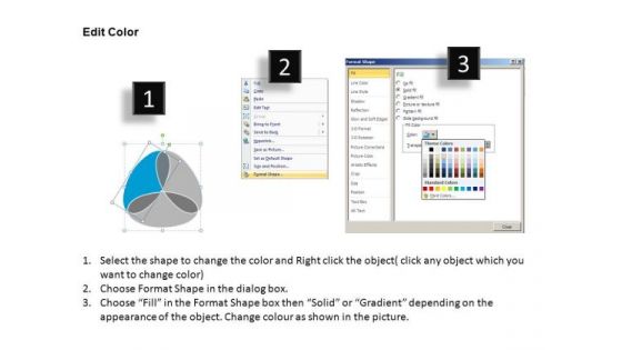 PowerPoint Slide Marketing Three Overlapping Ppt Themes