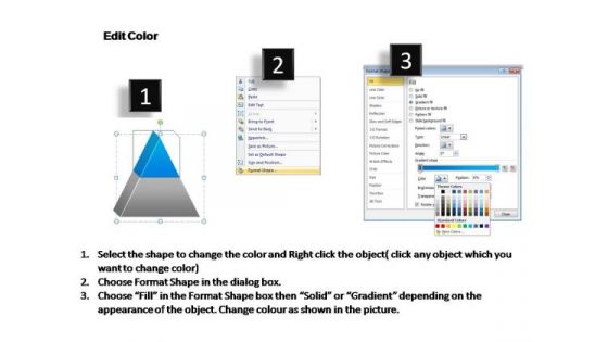 PowerPoint Slide Marketing Triangle Process Ppt Slide