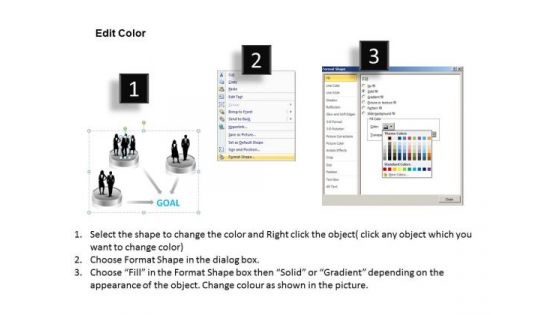 PowerPoint Slide Pedestal Platform Success Ppt Template