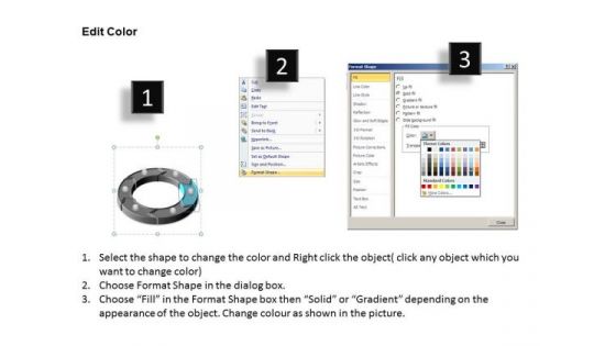 PowerPoint Slide Process Circular Arrows Ppt Template
