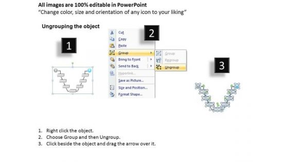 PowerPoint Slide Process V Diagram Ppt Backgrounds