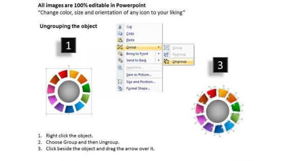 PowerPoint Slide Ring Chart Diagram Business Ppt Templates