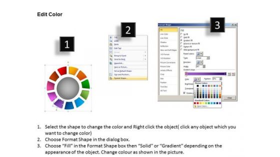 PowerPoint Slide Ring Chart Diagram Business Ppt Templates