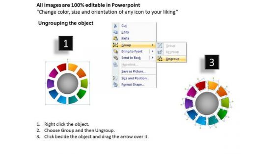 PowerPoint Slide Ring Chart Diagram Business Ppt Themes