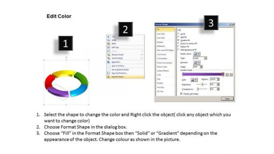 PowerPoint Slide Ring Process Teamwork Ppt Backgrounds