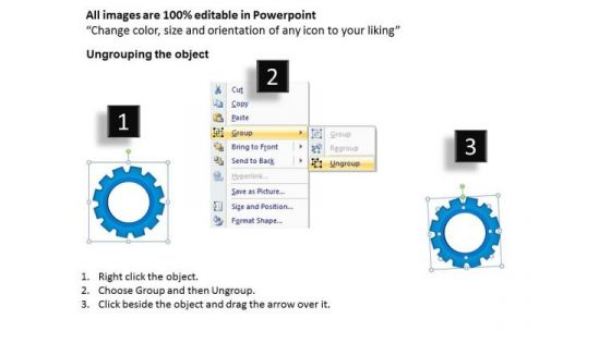 PowerPoint Slide Sales Gears Internconnected Ppt Slide