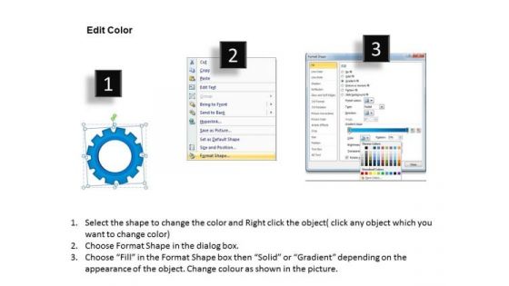 PowerPoint Slide Sales Gears Internconnected Ppt Slide