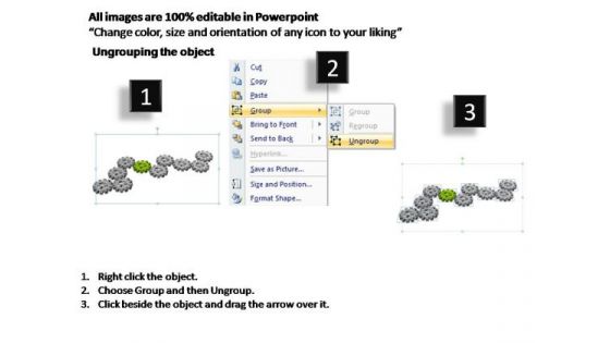 PowerPoint Slide Sales Gears Process Ppt Design Slides