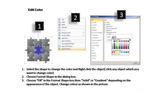 PowerPoint Slide Sales Puzzle Ppt Slides