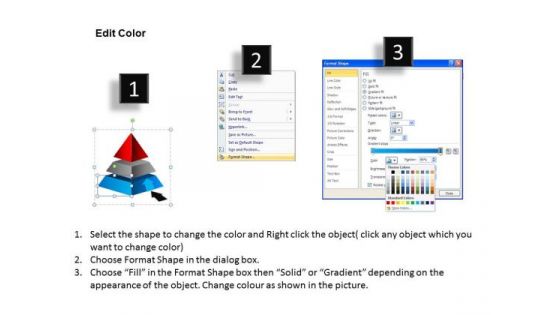 PowerPoint Slide Strategy Pyramid Ppt Slide Designs