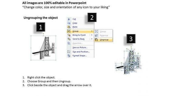 PowerPoint Slide Success Bridge Chart Ppt Template