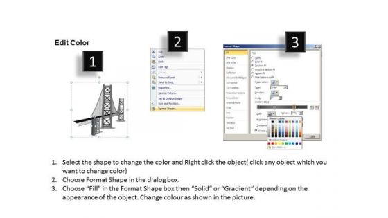 PowerPoint Slide Success Bridge Chart Ppt Template