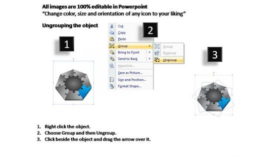 PowerPoint Slide Success Puzzle Structure Ppt Theme