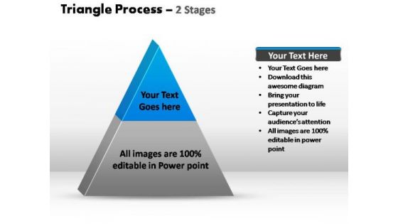 PowerPoint Slide Success Triangle Process Ppt Design