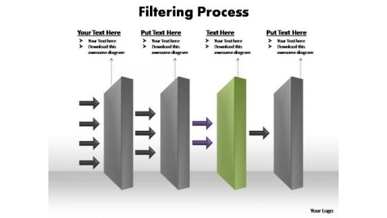 PowerPoint Slide Teamwork Filtering Process Ppt Themes