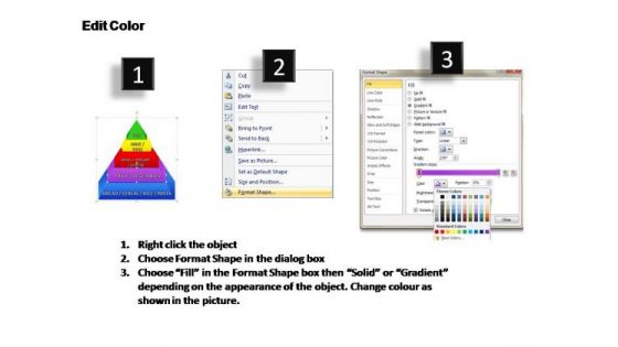 PowerPoint Slide Teamwork Food Pyramid Ppt Slides